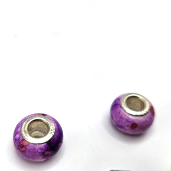 🟢3/$19🟢 Lot of 925 Silver 4x Beads for Personalized Bracelets - Picture 3 of 5